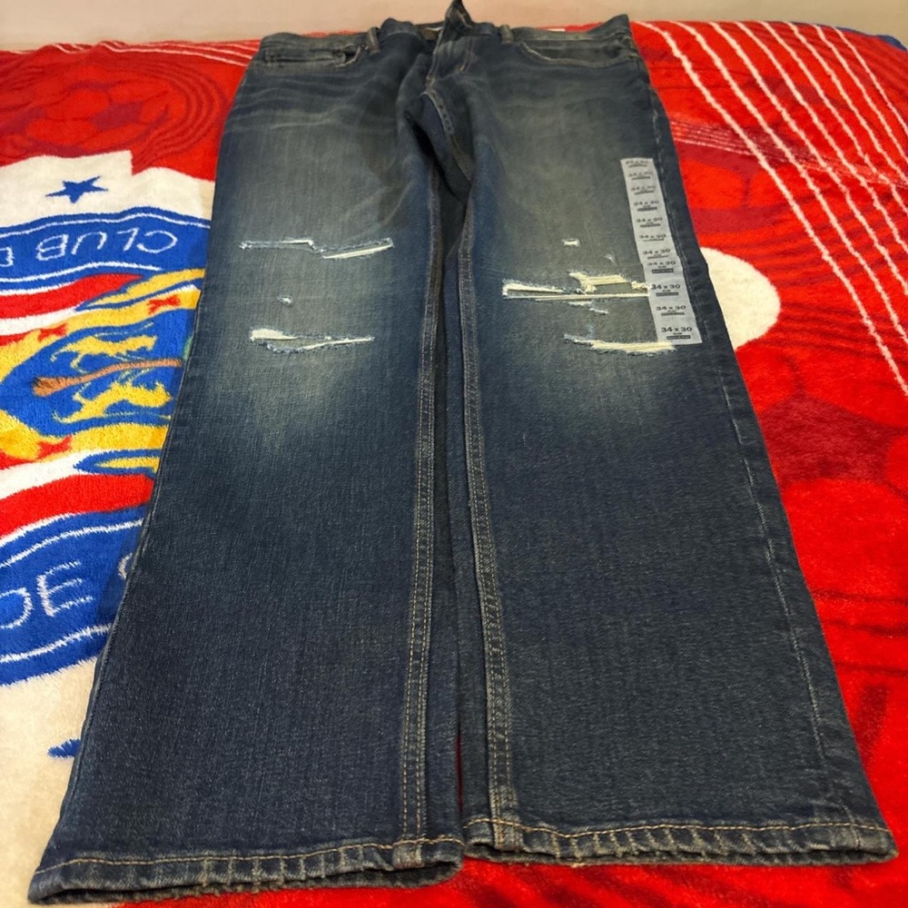 Old Navy Men's Navy and Blue Jeans